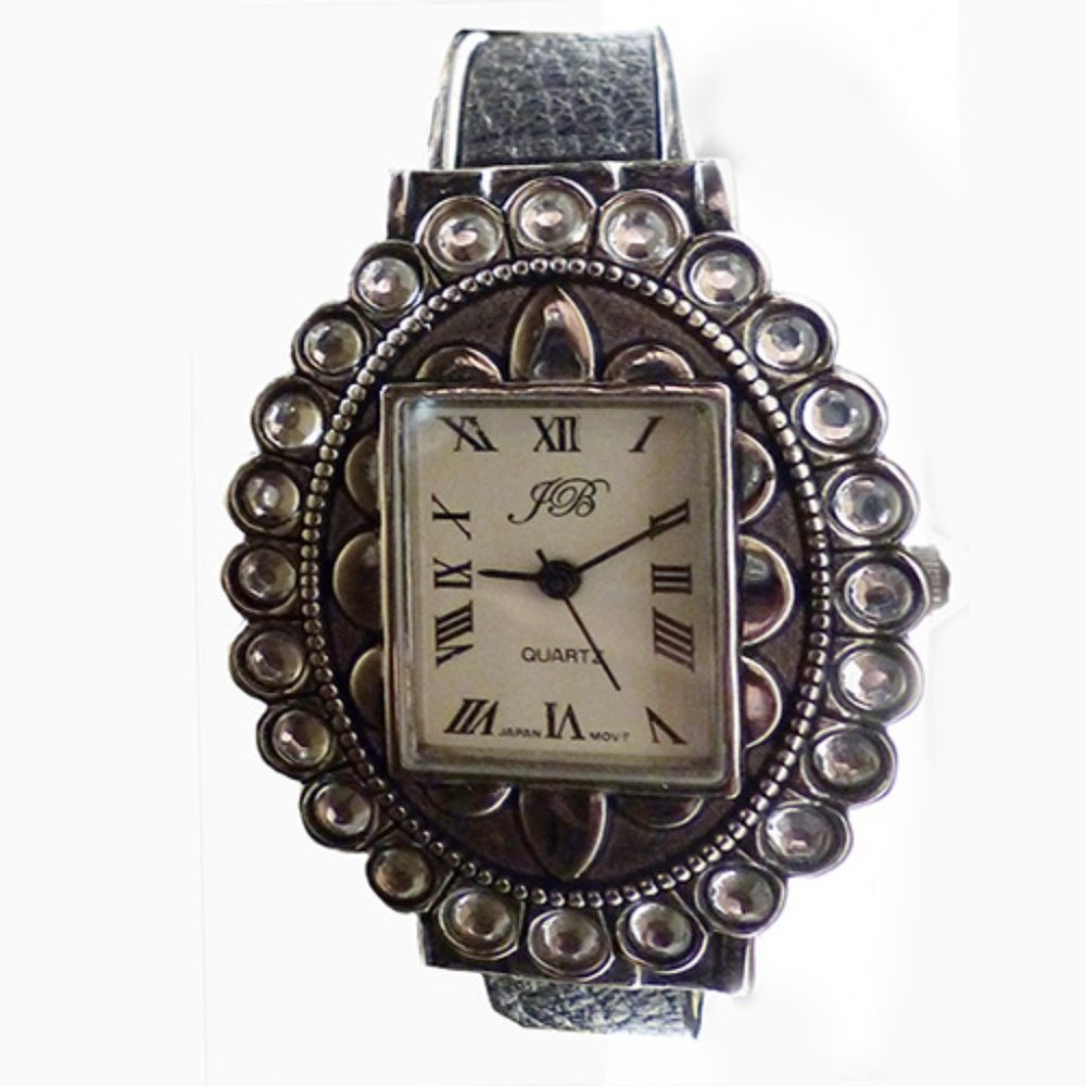 Vintage JB Quartz Wristwatch Abalone Shell Dial